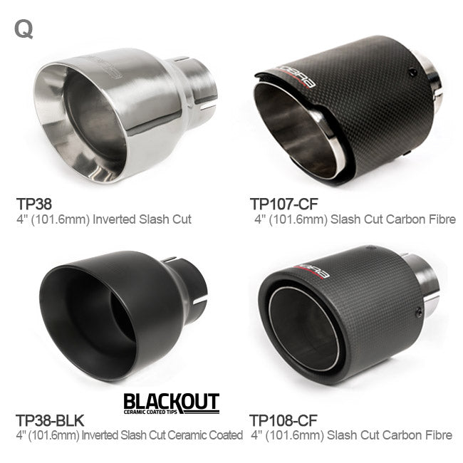 Ford Focus ST250 Mk3 (2012-2018) 2.0 EcoBoost 3" Turbo-Back/Downpipe-Back/Cat-Back Performance Exhaust System | Cobra Sport T304 Stainless | Resonated or Non-Res | De-Cat or Sports Cat | Twin 4" or Oval Tips