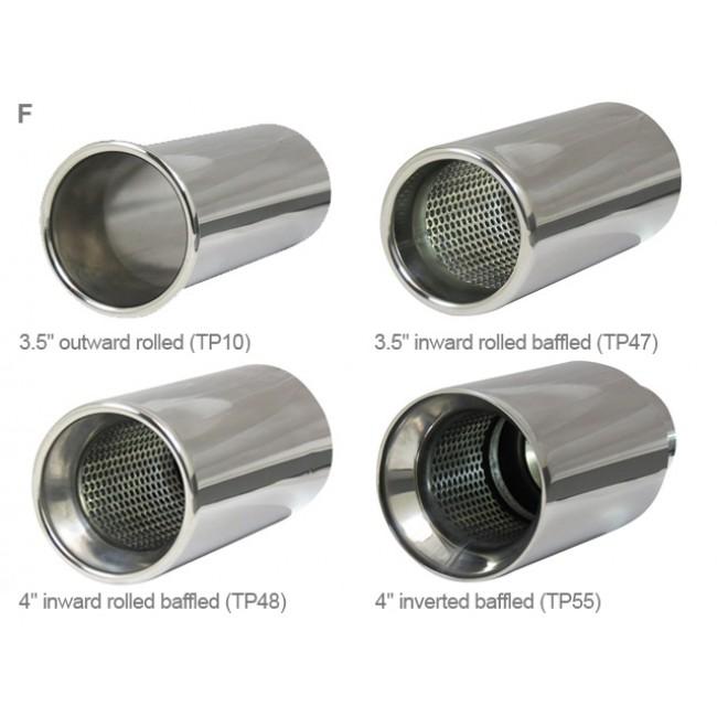 Ford Fiesta ST150 Mk6 Cat Back Exhaust System by Cobra Sport - 2.25in (57mm) Stainless Steel Performance/Sports Exhaust, Back Box & Centre Section - Resonated or Non-Resonated Catback Upgrade