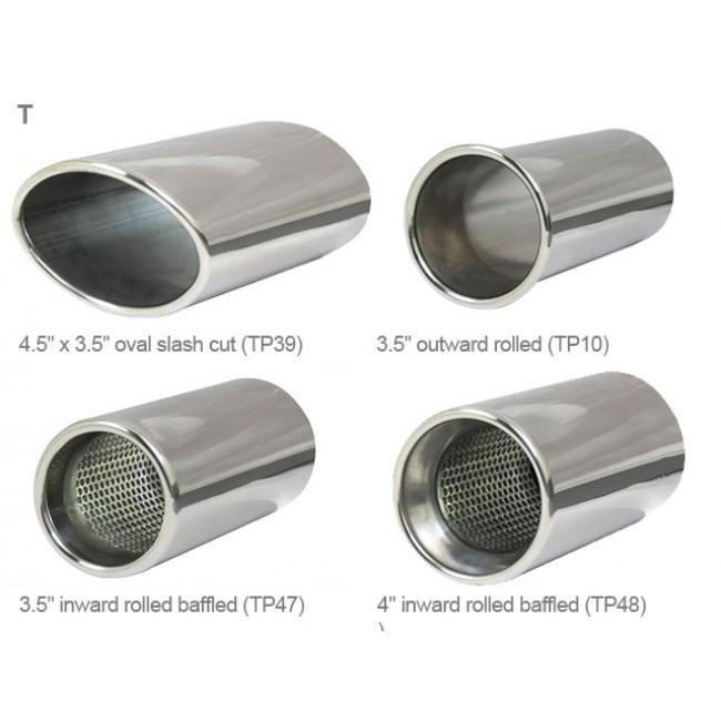 Ford Fiesta Mk6 Zetec 2002-2008 Cat Back / Catback Performance Exhaust System Kit – Resonated or Non-Resonated – 2" (50.8mm) Centre Pipe & Back Box Replacement – Sports Rear Silencer/Muffler Upgrade – Bolt-On, Petrol – Direct Fit