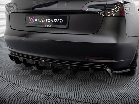 Maxton Design - REAR VALANCE V.2 TESLA MODEL 3 (2017-2023)