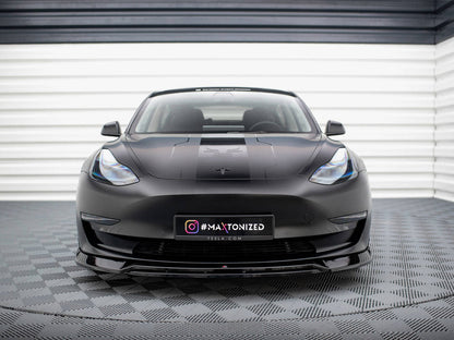 Maxton Design - FRONT SPLITTER V.3 TESLA MODEL 3 (2017-2023)