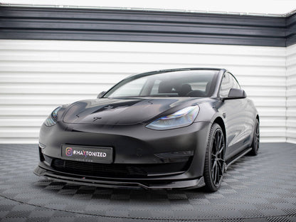 Maxton Design - FRONT SPLITTER V.3 TESLA MODEL 3 (2017-2023)