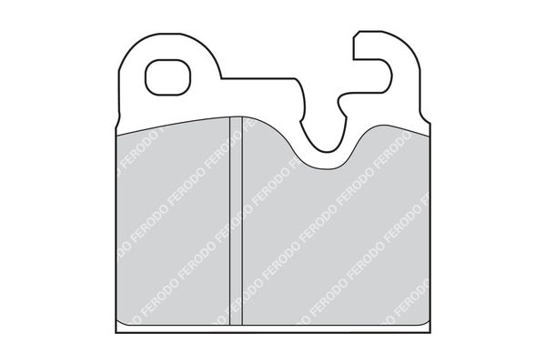 Ferodo Premier FDB162 Disc Brake Pads Set for Classic BMW ATE Callipers – E12/E24/E3/E9 (5 & 6 Series, E3 Saloon, E9 Coupe) – Wear Sensor/Indicator Ready – OEM Replacement FDB 162 FDB-162