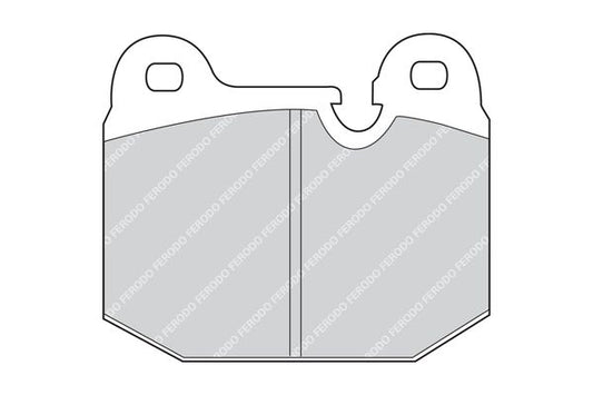 Ferodo FDB192 Premier Disc Brake Pads for ATE/Teves Calipers – Axle Set, Wear Indicator Ready – Fits BMW 3 Series E21/E30, BMW M1 E26, Opel Kadett C – OEM Replacement