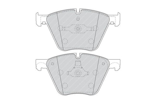 Ferodo FDB4287 (FDB 4287) Disc Brake Pads for BMW 5 Series GT F07 550i/550i xDrive & 7 Series F01/F02 750i/750i xDrive/760i/750d xDrive - ATE Caliper Fit, Wear Sensor Ready, OE Spec Replacement Pad Kit