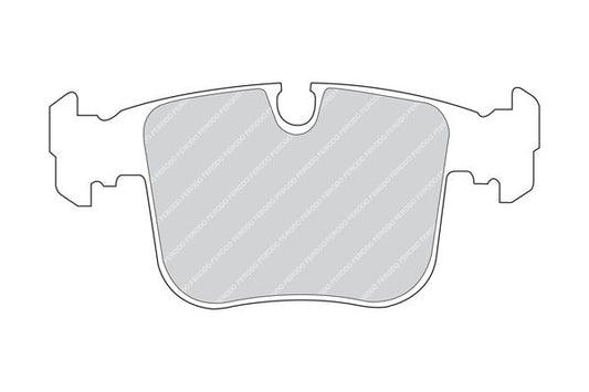 Ferodo Premier FDB856 Disc Brake Pad Set - Sensor/Wear Indicator Ready with Piston Clip - ATE Teves Calipers - Fits BMW 8 Series E31 840i 1993-1996 & Maserati Quattroporte IV (4) 2.0/2.8 Biturbo, 3.2 V8 - OE Replacement Front Brake Pads