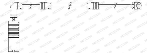 Ferodo Premier FWI283 Brake Pad Wear Sensor for BMW 3 Series (Selected Models) – Pad Wear Lead/Indicator Wire, Brake Lining Warning Cable Loom Harness – OE-Equivalent Front/Rear Replacement
