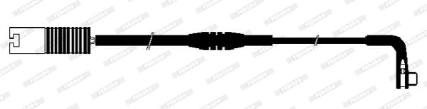 Genuine Ferodo Premier FWI291 Brake Pad Wear Sensor Cable 883mm for BMW 5 Series E61 Touring Estate 2004-2010 – OE-Spec Lining Indicator Wire Loom / Brake Warning Light Lead – Direct Fit Plug & Play Replacement UK