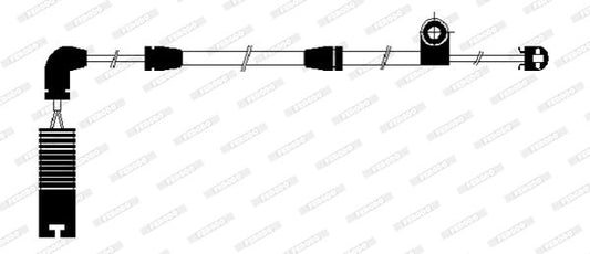 Ferodo Premier FWI292 Brake Pad Wear Sensor for BMW X3 E83 (2003-2010) - 740mm OE Quality Brake Wear Indicator Cable, Direct Plug-In Replacement
