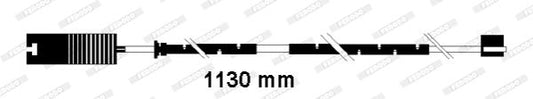 Ferodo Premier FWI301/FWI 301 Brake Pad Wear Sensor for BMW X3 (E83) 2003–2010 – Pad Wear Indicator/Brake Lining Sensor Cable, Warning Light Lead, Replacement Front/Rear Pad Level Monitor Wire 1130mm