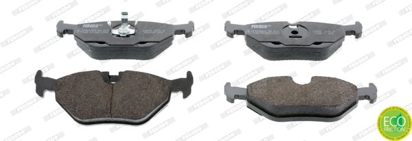 Ferodo FDB578 Eco-Friction Disc Brake Pad Set | BMW E34/E32/E30/E36 M3 M5 Z3M 3/5/7 Series | ATE Calliper Compatible | OE-Quality | Wear Sensor Ready | Includes Piston Clip | OEM Replacement (FDB 578)