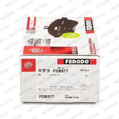 Ferodo Premier Eco-Friction FDB577 Brake Pad Set for ATE Calipers â€“ Wear Indicator Ready, with Piston Clip â€“ BMW M3 E36, Z3 M, Jaguar XJ/XJS/XK8, Audi Quattro