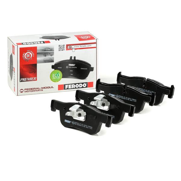 Ferodo Eco Friction FDB4844 (FDB 4844) Disc Brake Pads Set for BMW 1 Series F20 F21 & 2 Series F22 F23 ATE Calipers - Wear Sensor Ready with Piston Clip - OE Spec Replacement