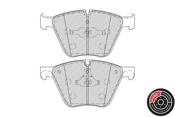 Ferodo Premier Eco-Friction FDB4258 Brake Pad Set for
