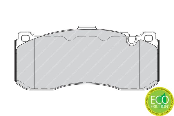 Ferodo Premier Eco Friction FDB4218 Brake Pad Set for BMW 1 Series E81/E82/E88, 3 Series E90/E91/E92 & MINI R56 JCW GP | Brembo Calipers | Prepared for Wear Sensor | Without Accessories