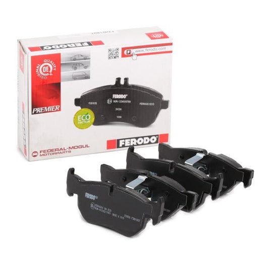 Ferodo Premier Eco-Friction FDB1807 Front Disc Brake Pad Set for BMW 1 Series E81 E82 E87