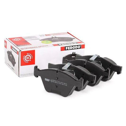 Ferodo Premier Eco-Friction FDB1773 Brake Pad Set for BMW (ATE Callipers) â€“ Wear Indicator Ready, with Piston Clip â€“ Fits 3 Series E90/E91/E92/E93, 5 Series E60/E61, Z4 E89, X1 E84 â€“ Without Accessories