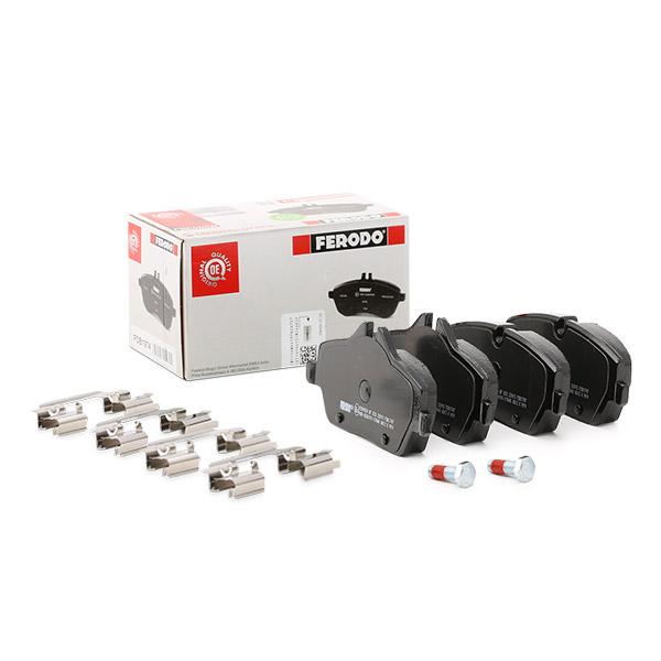 Ferodo FDB1747 Premier Eco Friction Brake Pad Set for BMW 1 Series (E81 E82 E87 E88) â€“ Wear Sensor Ready, TRW Callipers, Includes Caliper Screws & Fitting Accessories