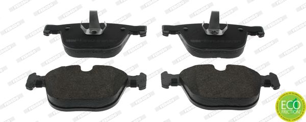 Ferodo Premier Eco Friction FDB1672 Brake Pad Set | ATE Calipers | Wear Indicator Ready, With Piston Clip | BMW 5/6/7 Series E60/E63/E65, M3 E9X, M5/M6,