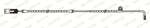 Ferodo FWI368 Brake Pad Wear Sensor for BMW Z8 Roadster (E52) - 770mm Replacement Brake Wear Indicator Cable | Pad Sensor Lead/Loom | Premier OE-Spec Warning Light Harness