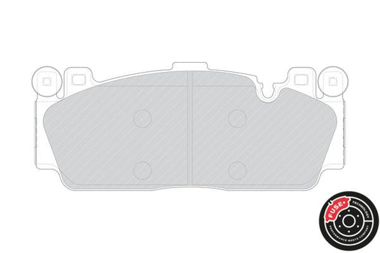 Ferodo FDB4712 (FDB 4712) Premier Brake Pad Set for BMW M2 F87, M5 F10, M6 F12/F13/F06 | Brembo Calipers | Wear Indicator Sensor Ready | No Accessories | OEM Quality