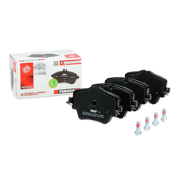Ferodo FDB4689 Premier Eco-Friction Brake Pad Set for BMW & MINI, TRW Calipers, Wear Indicator/Sensor Ready, OE-Quality Replacement, Includes Fitting Accessories