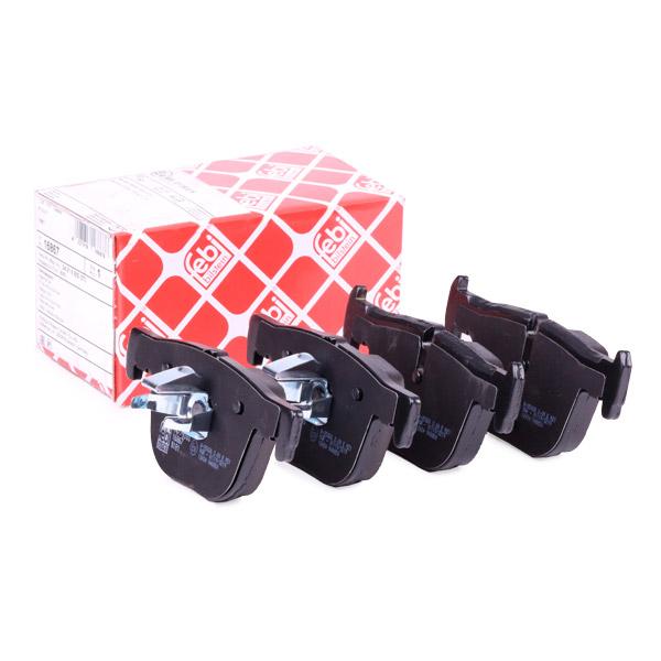 Febi Bilstein 16867 Rear Brake Pads Kit for BMW 3 & 4 Series (F30 F31 F34 F32 F33 F36 F3x) xDrive Compatible - Back Disc Brake Pad Set, OE/OEM Quality Replacement, Wear Sensor/Indicator Ready