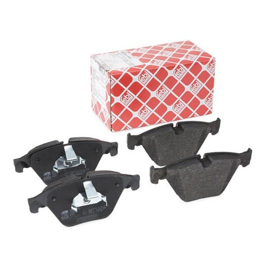 Febi Bilstein 16865 Front Brake Pads Disc Pad Kit for BMW 5 Series F10 F11 520d 525d 528i 530i 530d 535i & 6 Series F06 F12 F13 640i incl xDrive - Front Axle OE Spec Friction Set - Wear Sensor Compatible