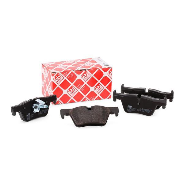 Febi Bilstein 16863 Rear Brake Pad Set - Back Disc Pad Kit, Wear Sensor Ready - Fits BMW 1 2 3 4 Series F-Series F20 F21 F22 F23 F30 F31 F34 F32 F33 F36 - OE Quality Replacement Caliper Pads Rear Axle - 118d 320d 330e 420d