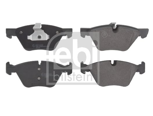 Febi Bilstein 16825 Front Brake Pads / Disc Pads Replacement Kit for BMW 5 Series F10 F11 2009-2017 - Front Axle, Wear Indicator Ready (Sensor Not Included) - Fits 518d 520d 520i 523i 525d 528i 530i, Saloon & Touring incl xDrive