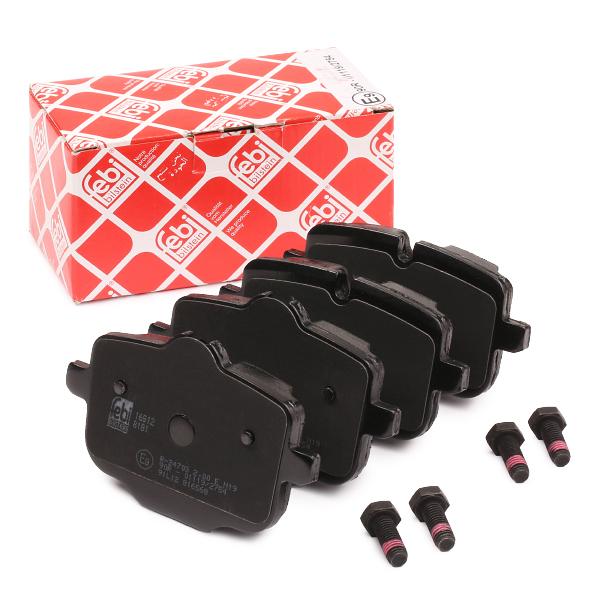 Febi Bilstein 16812 Rear Brake Pads Kit (Rear Axle) for BMW 5 6 7 Series F10 F11 F12 F13 F06 G11 G12, M5/M6 - Back Brake/Rear Disc Pad Set, Wear Sensor Ready, Caliper Bolts & Screws Included, OE-Spec Replacement