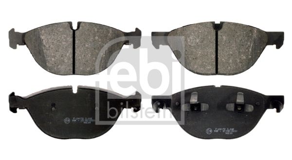 Febi Bilstein 16730 Front Brake Pad Set Disc Pads for BMW X5 E70 F15 xDrive & X6 E71 E72 F16 - Front Axle, Wear Indicator Sensor Ready, OE Spec Replacement