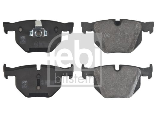 Febi Bilstein 16633 Rear Brake Pads Set Kit for BMW X5 X6 (E70 F15 E71 E72 F16) Rear/Back Axle Disc Brake Set xDrive – Without Wear Sensor – OE Quality Replacement 2006-2019