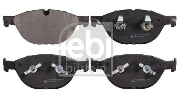 Febi Bilstein 16519 Front Brake Pad Set, Wear Indicator Sensor Ready Front Disc Pads - Fits BMW 5 6 7 Series E60 E61 E63 E64 E65 E66 M