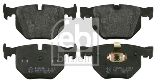 Febi Bilstein 16434 Rear Brake Pads Set / Disc Pad Kit for BMW 7 Series E65 E66 E67 (2001-2008) | Rear Axle, Wear Sensor Compatible | OE Spec Replacement Fits 730d 730i 730Ld 735i