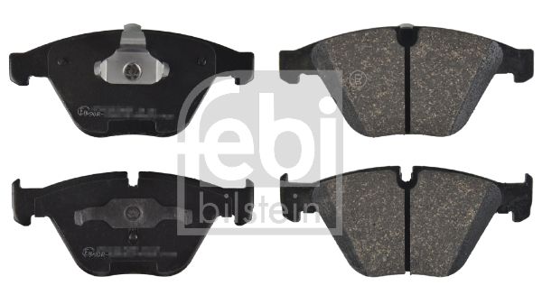 Febi Bilstein 16433 BMW Front Brake Pads Kit - OE Quality OEM Equivalent Front Axle Disc Pad Set, Wear Sensor Ready - Fits 3 Series E90 E91 E92 E93, 5 Series E60 E61, 6 Series E63 E64, 7 Series E65 E66, X1 E84, Z4 E89