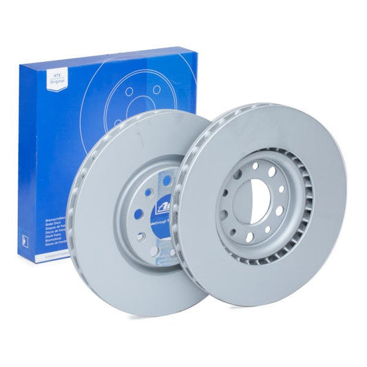ATE 24.0128-0192.1 Coated Ventilated/Vented Plain Brake Disc Rotor 305x28mm, 5-Hole/5-Stud - Anti-Corrosion/Rust-Resistant Pl