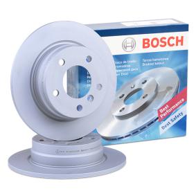 BOSCH Brake Disc / Rotor 280mm Solid High-Carbon HC Anti-Corrosion Coated, 5-Stud - BMW 3 Series/3-Series OE-Spec Replacement (fits 280 mm 5-hole) | 0 986 478 561, 0986478561
