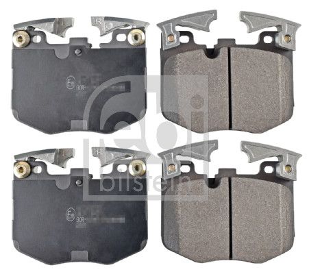 Febi Bilstein 116430 Front Brake Pads Set/Disc Pad Kit fits BMW 3 Series G20/G21 318i, X3 G01, X4 G02, X5 G05 - Front Axle, Wear Sensor/Indicator