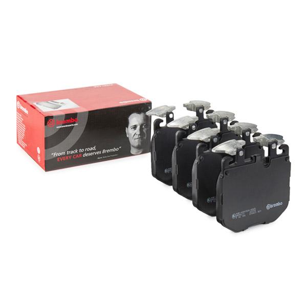 Genuine Brembo P 06 106 Brake Pad Set - Prepared for Wear Indicator, With Counterweights - Fits BMW G20 G30 G11 G15 G14 G16, X3 M F97, X4 M F98, X5 G05, X6 G06, X7 G07; Alpina B7; Rolls-Royce Phantom/Cullinan - OEM Quality