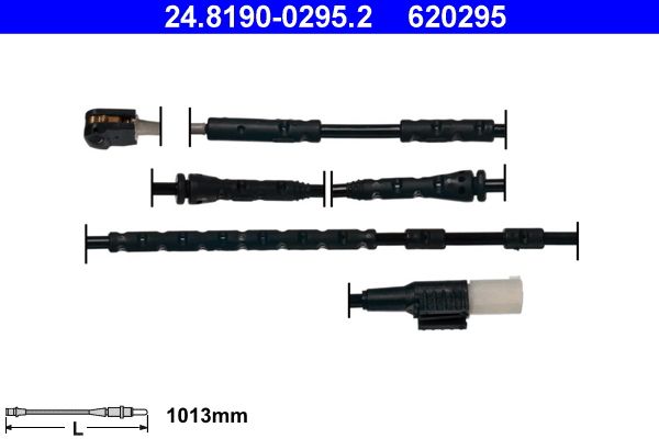 ATE 24.8190-0295.2 Brake Pad Sensor Wire/Wear Sensor Cable 1013mm for BMW Z4 E89 2009-2016 - Brake Lining/Service Warning Indicator Lead Harness Replacement 24819002952