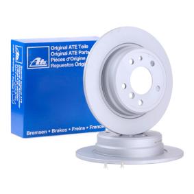 ATE 24.0119-0107.1 Brake Disc/Brake Rotor for BMW 3 Series, 276x19mm Vented High-Carbon (HC), Anti-Corrosion Coated, 5-Stud 5x120, OE-Quality Replacement with Fixing Screws/Bolts, Front or Rear Depending on Application