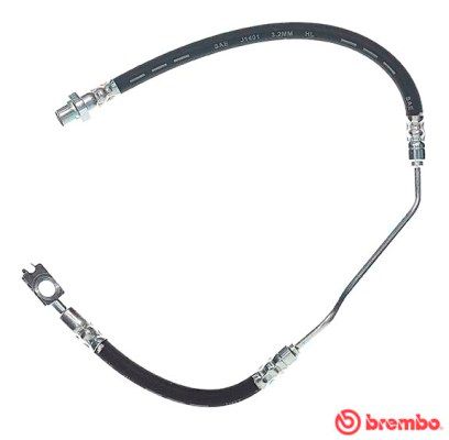 Genuine Brembo 570mm Brake Hose for BMW X5 (E53) 1999-2006 – Hydraulic Flexi Line Rubber Flexible Brake Pipe to Caliper – Front Rear Left Right – OE OEM Spec Replacement for 3.0d 3.0i 4.4i 4.6is 4.8is – Petrol Diesel – T 06 015 T06015