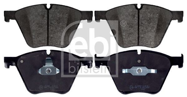 Febi Bilstein 116032 Front Brake Pads Set for BMW X5/X6 (E70 F15 E71 E72 F16) - Disc Brake Pad Kit Front Axle, Wear Indicator Sensor Ready, OE/OEM Spec Replacement for X5 M50d 50i xDrive & X6 M50d ActiveHybrid (2007-2019)