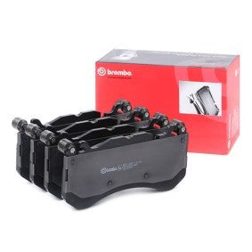 Brembo P 50 142 Brake Pad Set for Mercedes-AMG | Prepared for Wear Indicator | For Brembo Calipers | Fits C63 E63 G63 S63 AMG GT CLS63 GLC63 GLS63 SLS | P50142 P-50-142