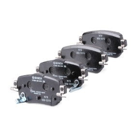 Bosch 0986494816 Disc Brake Pad Set with Acoustic Wear Warning | Fits Nissan Qashqai J11, Xâ€‘Trail T32, Leaf ZE1 & Renault Kadjar | OE Quality 0 986 494 816 BP1990