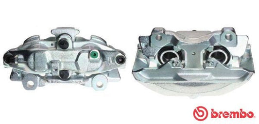Brembo F85253 F 85 253 Front Disc Brake Caliper for Audi A6 | 2-Piston 43mm | Lucas/Girling/TRW System | OEM-Quality Replacement Calliper | Hydraulic Twin Pot | Direct Fit Bolt-On