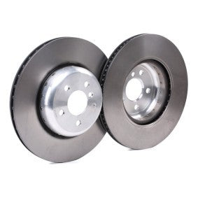 Brembo 09.D096.13 Two‑Piece (2‑Piece) Brake Disc/Rotor 345x24mm – High‑Carbon, Vented/Ventilated, Anti‑Corrosion Coated – 5‑Stud/5‑Hole – Performance OE Replacement – Hardware/Fixings Included (Bolts & Screws)