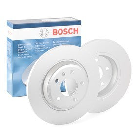 Bosch 0 986 479 382 Brake Disc Rotor, Solid Non‑Vented, Coated Anti‑Corrosion, 299.8mm x 12mm, 5‑Stud/5‑Hole – OEM/Direct‑Fit Replacement with Bolts/Screws – 0986479382