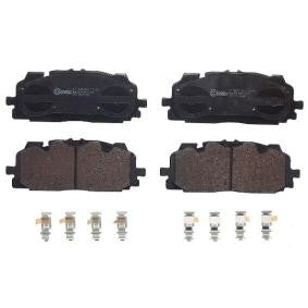 Genuine Brembo P 85 165 (P85165, P-85-165) Brake Pad Set for Akebono Calipers – Audi A4 A5 A6 A7 A8 Q5 Q7 Q8 e-tron & VW Touareg – OE-Spec Disc Pads, Wear Sensor Compatible – VAG Fitment